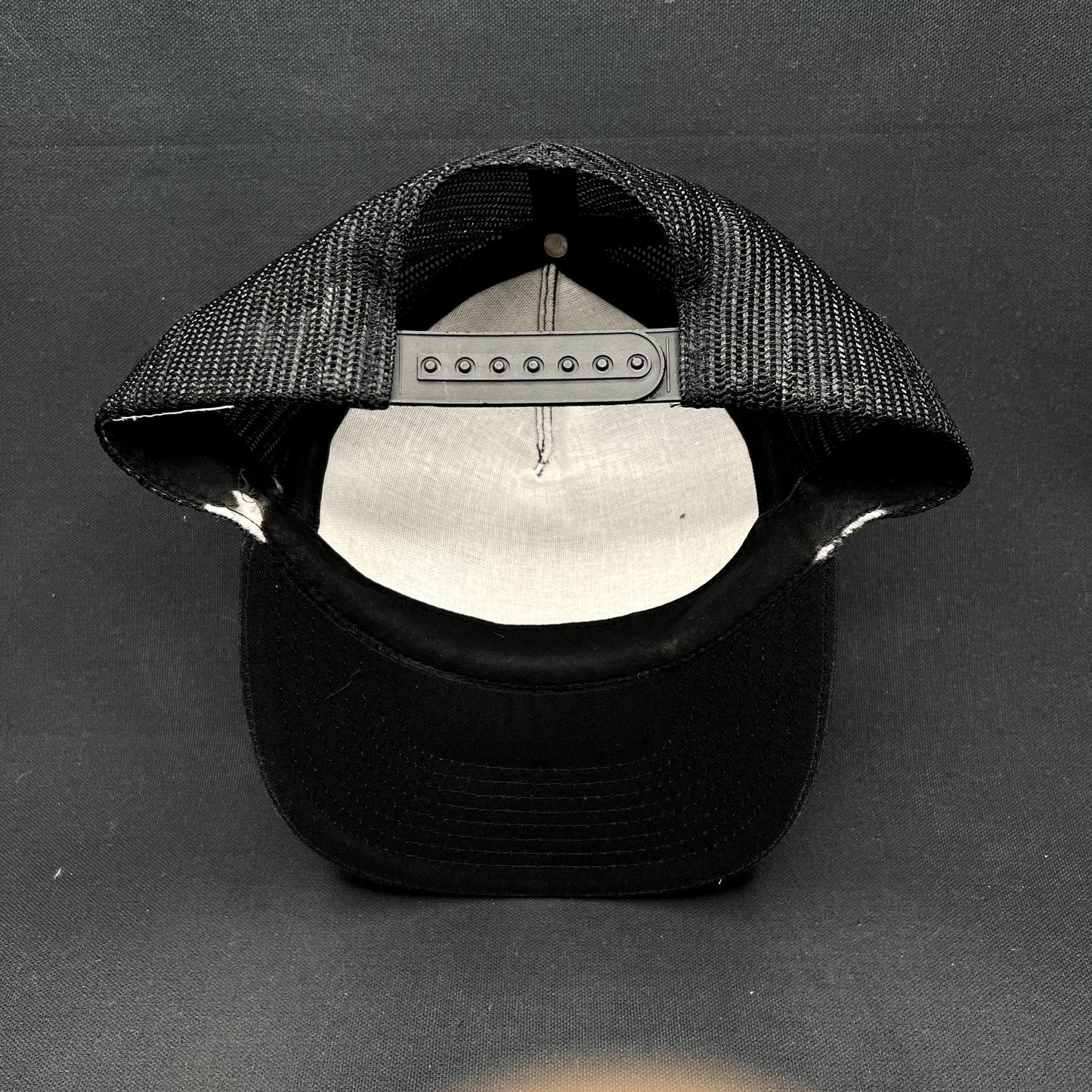 Vintage Petroleum Helicopters Snapback Trucker Hat Black Mesh Oilfield Aviation