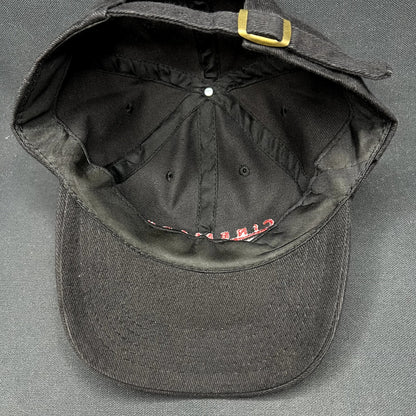 Vintage Cinemark Crew Strapback Hat The Best Seat In Town Black Red