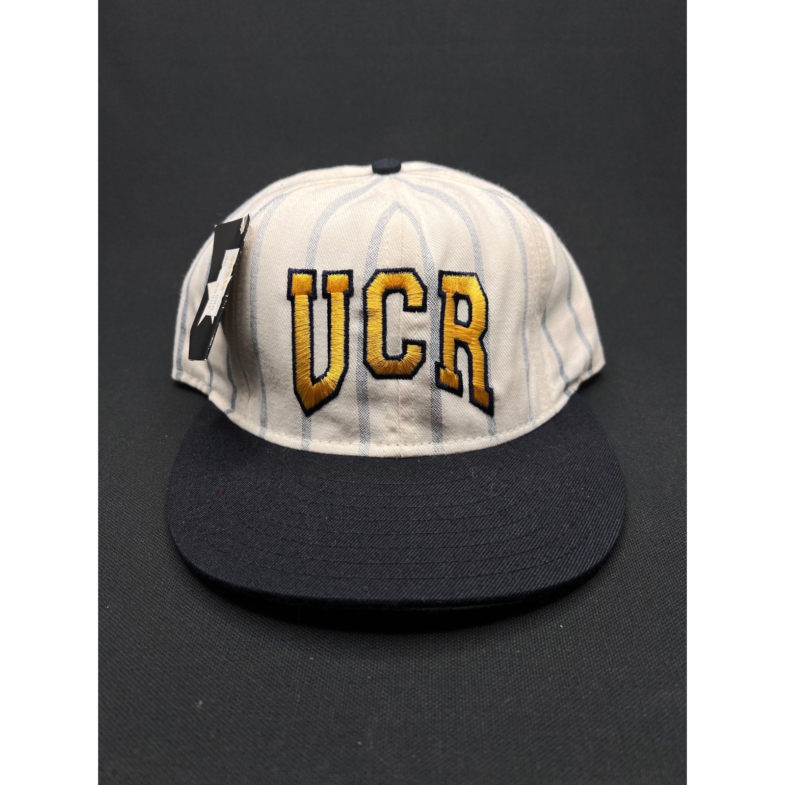 Vintage 90s UCR Pinstripe Snapback Hat New With Tags – Classic Sportswear USA Made