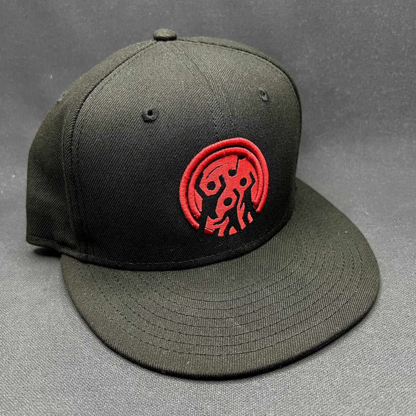Background Vibez DJ Sets New Era 9FIFTY Snapback Hat Black Red