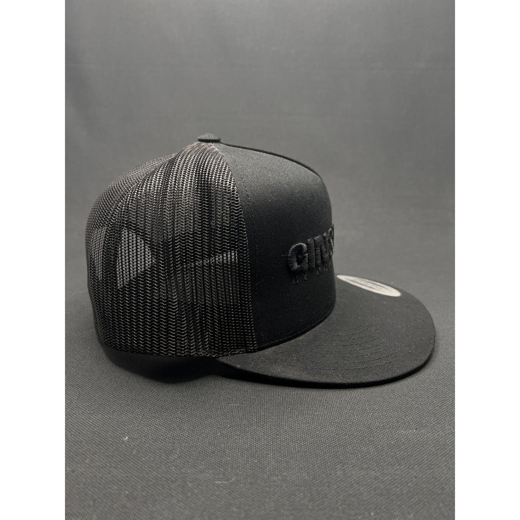 Gin & Juice by Dre & Snoop Snapback Hat – Black-on-Black Puff Embroidery Parental Advisory