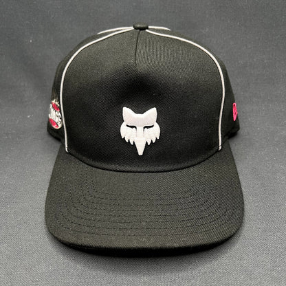 Fox Racing New Era Cosmo Snapback Hat Black Motocross Trucker Cap