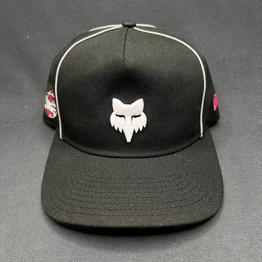 Fox Racing New Era Cosmo Snapback Hat Black Motocross Trucker Cap
