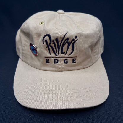 Vintage Rivers Edge Golf Strapback Hat Imperial Denver CO