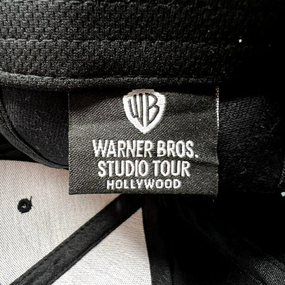 Warner Bros Studio Tour Hollywood Fitted Hat Black Blue WB Cap M/L