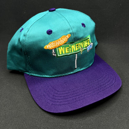 Vintage Marc Weiner Weinerville Boney Snapback Hat Nickelodeon 90s
