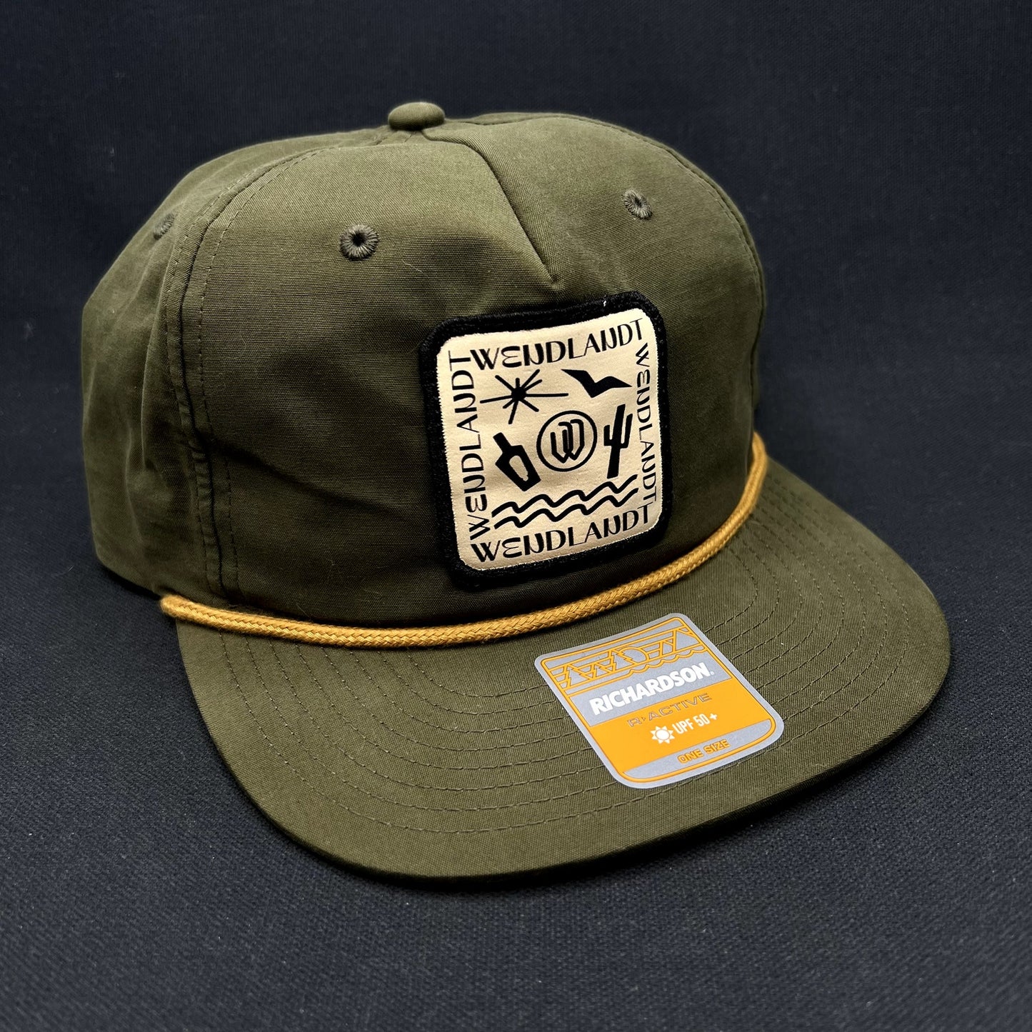 Wendlandt Brewery Richardson Outdoor Snapback Hat Olive Mexico Beer