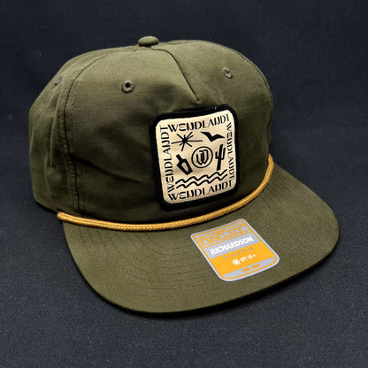 Wendlandt Brewery Richardson Outdoor Snapback Hat Olive Mexico Beer