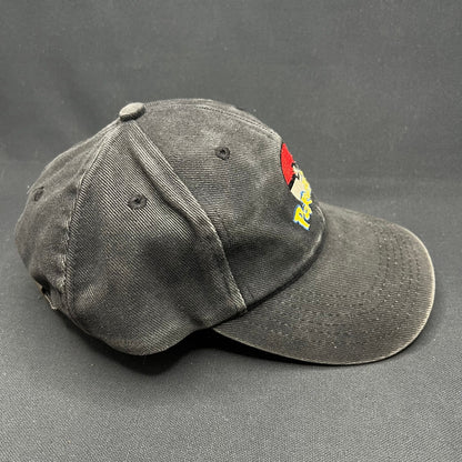 Vintage Pokémon Poké Ball Logo Strapback Hat Black Nintendo