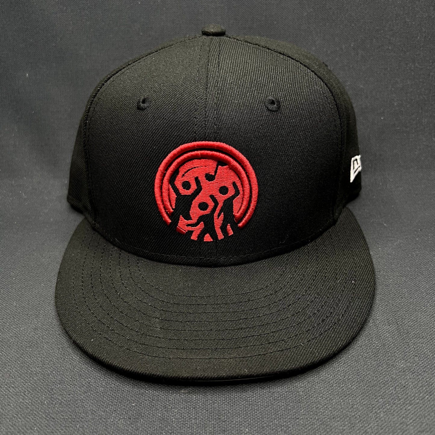 Background Vibez DJ Sets New Era 9FIFTY Snapback Hat Black Red