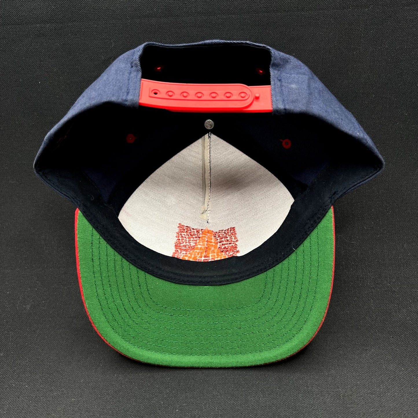Atomic Skis Eiffel Tower Mosaic Snapback Hat Yupoong Classics Navy Red Ski