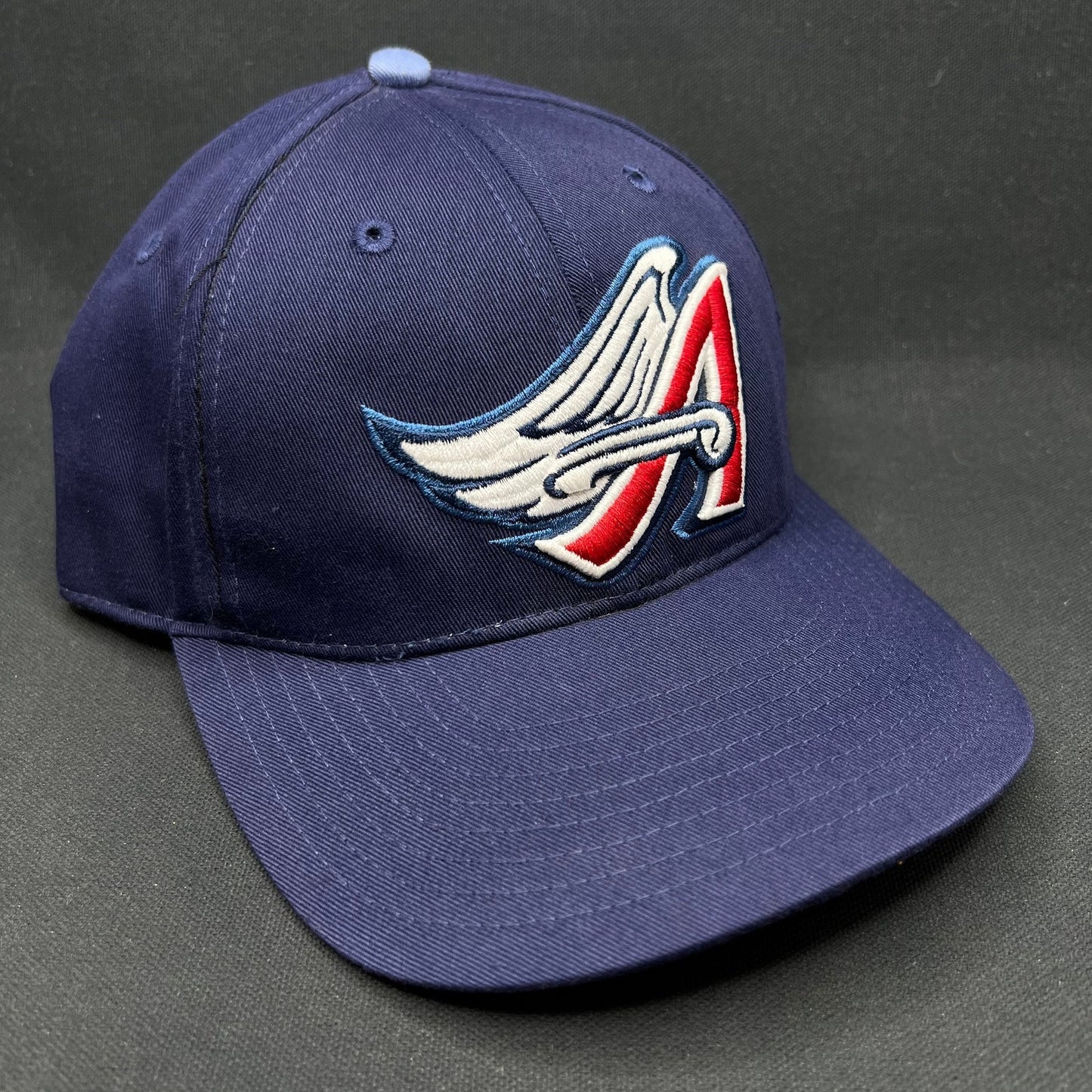 Vintage Anaheim Angels Winged A New Era Snapback Hat MLB 2000s