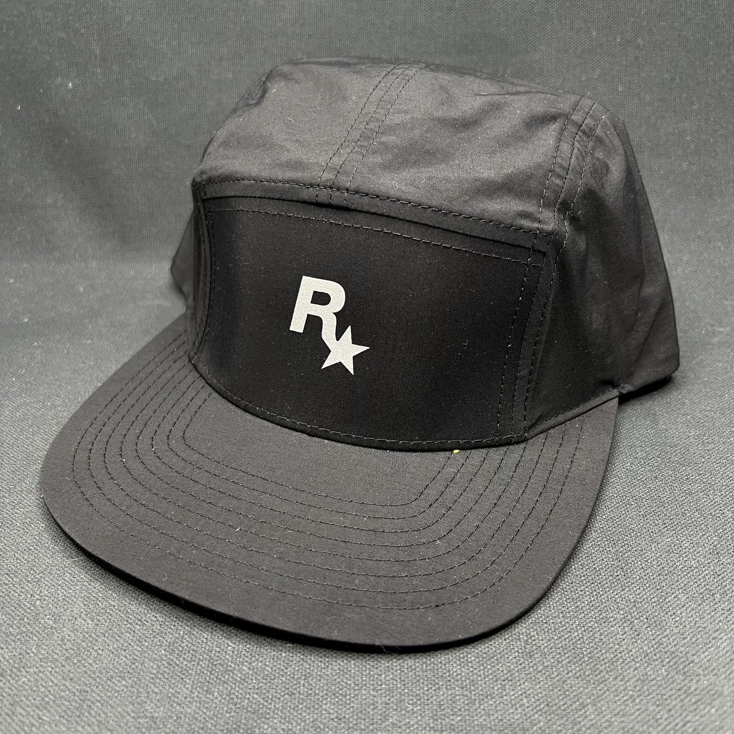 Rockstar Games Black Nylon Strapback Camp Hat Yupoong