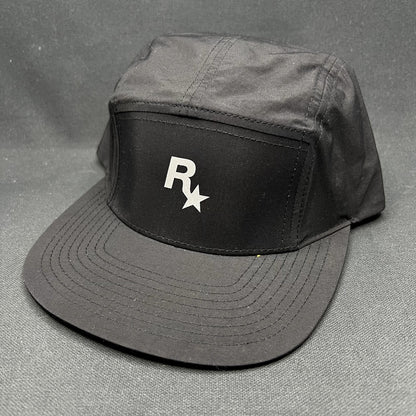 Rockstar Games Black Nylon Strapback Camp Hat Yupoong