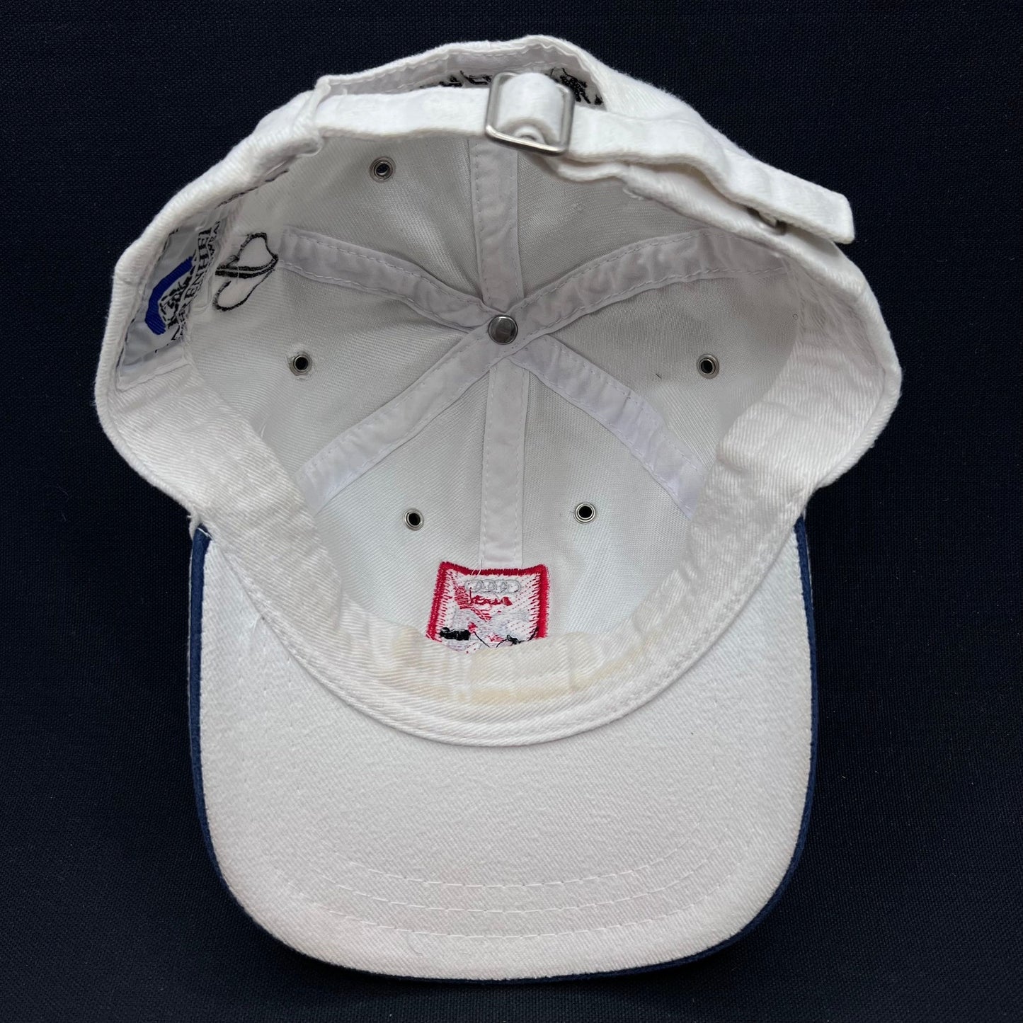 Vintage Audi 24 HRS of Aspen Strapback Hat White Racing Cap