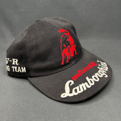 Automobili Lamborghini Bull Logo Strapback Hat Vintage Style