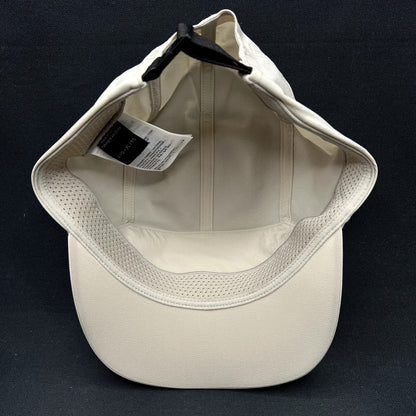 Arc’teryx 5 Panel Technical Cap Beige Bird Logo Lightweight Trail Hat L/XL