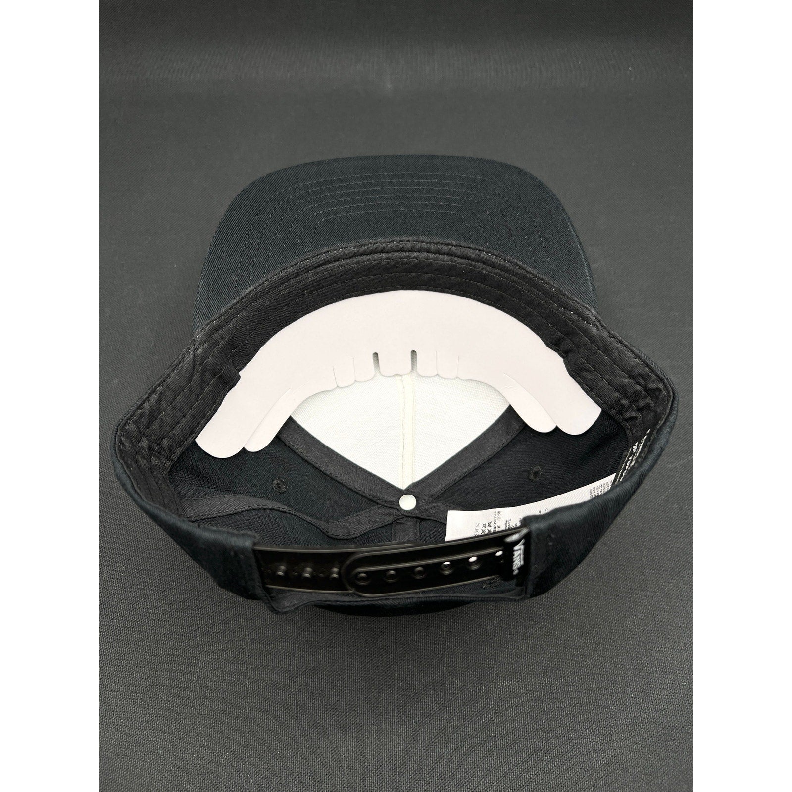 Rare Vans Skate Sample Not for Sale Snapback Hat Black White Yupoong 1966