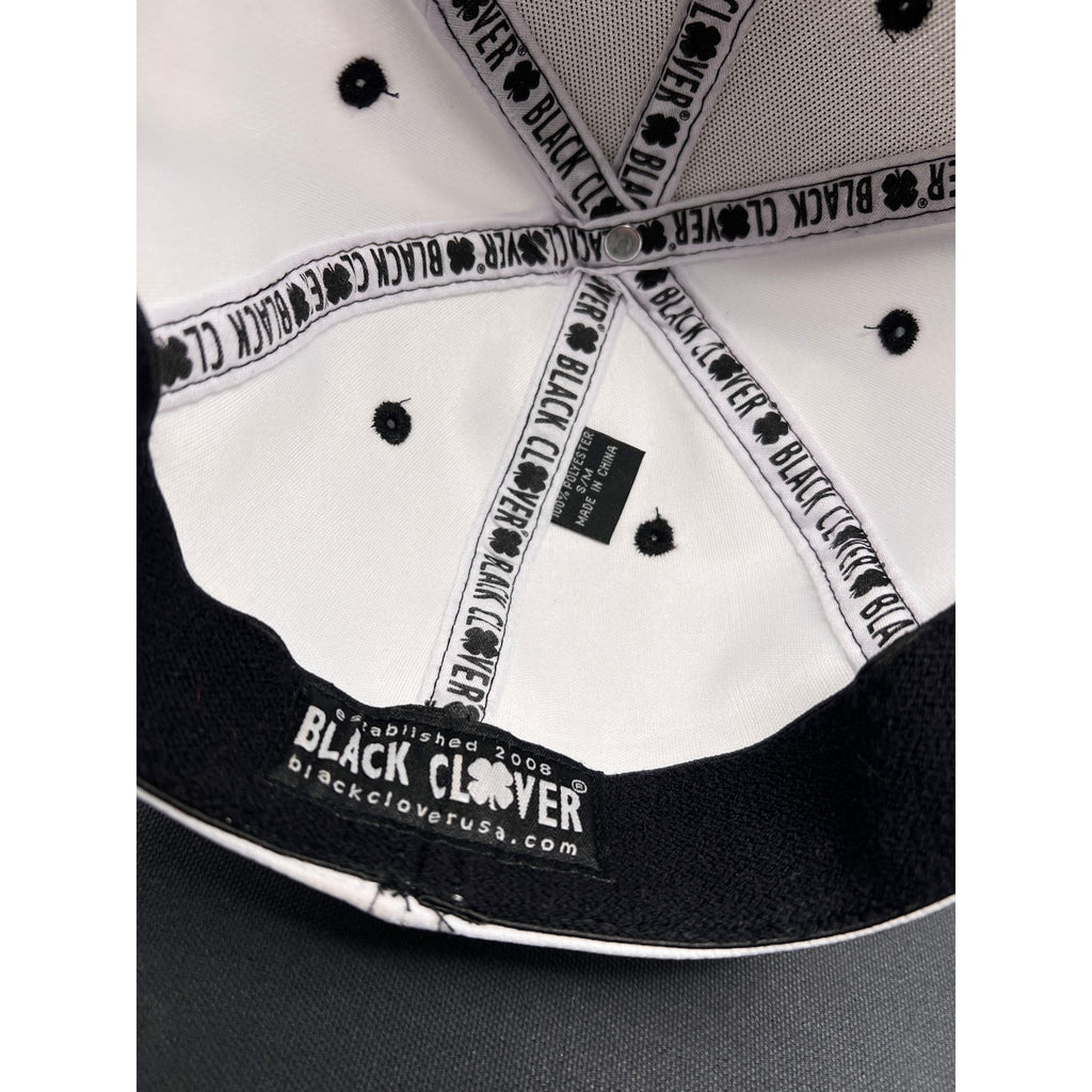 Black Clover Live Lucky White Hat Four Leaf Clover Golf Lifestyle