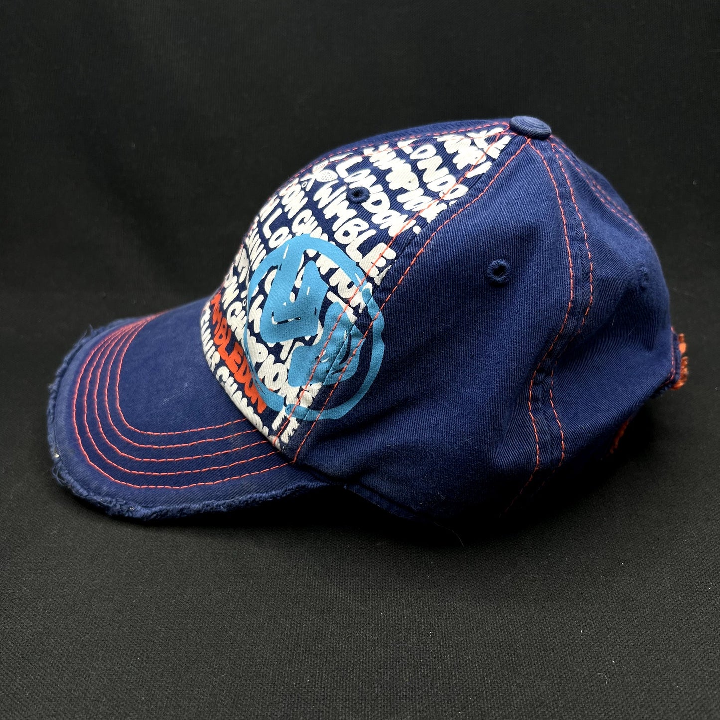 Wimbledon Lawn Tennis Championships Distressed Strapback Hat England