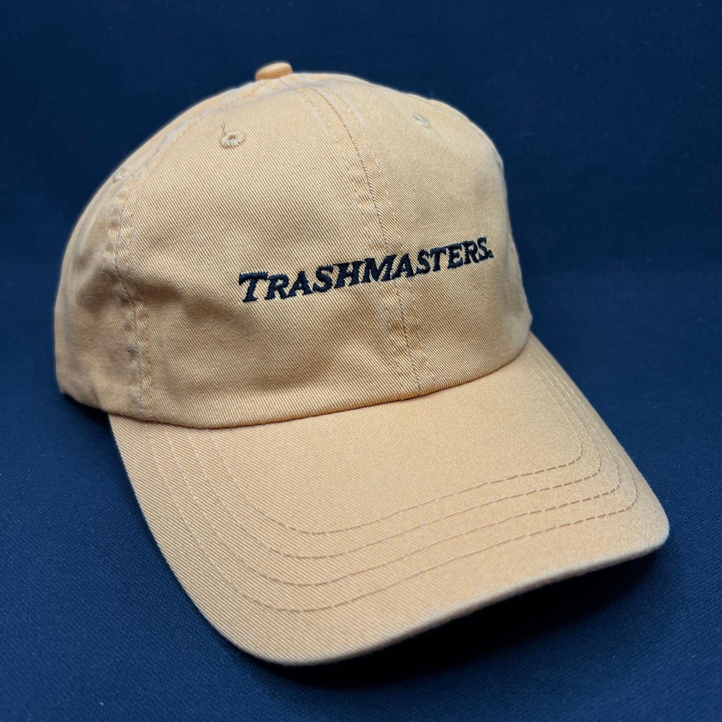 Trashmasters Strapback Hat Tan Golf Dad Cap American ADG Vintage