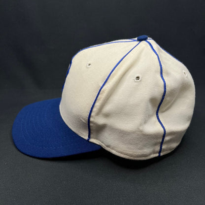 7 5/8 Vintage 90s Brooklyn Dodgers Snapback Hat Roman MLB Cooperstown USA
