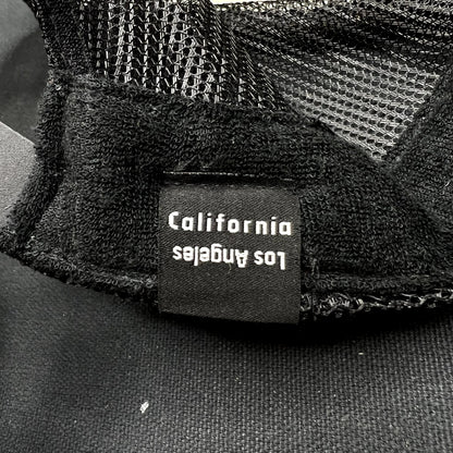 Are You Kozy? Los Angeles California Trucker Snapback Hat Black Gold Otto
