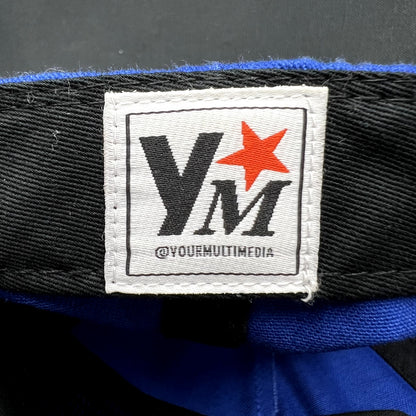 Your Multimedia YOUR Snapback Hat Blue Gold Promotional Cap