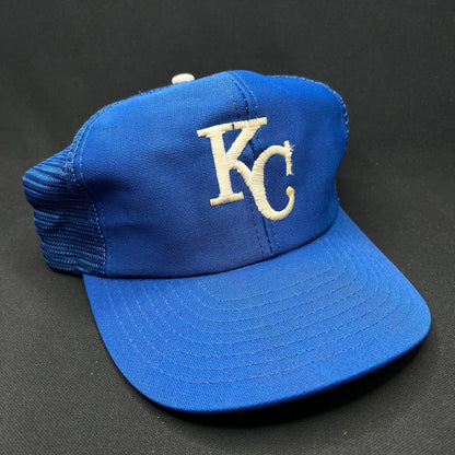 Vintage Kansas City Royals KC Trucker Snapback Hat Taiwan