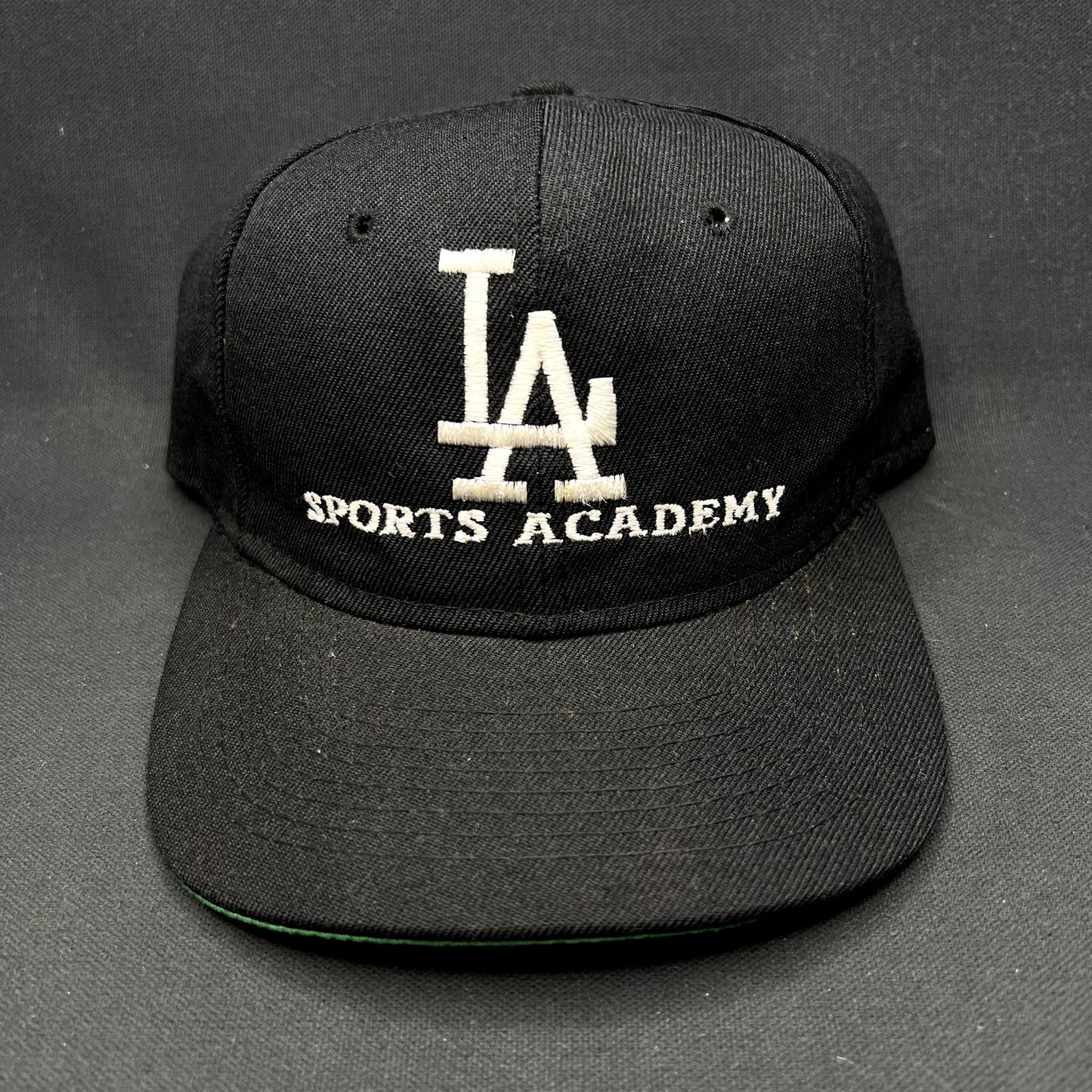 Vintage LA Sports Academy Fitted Hat 7 3/8 Headmaster Los Angeles