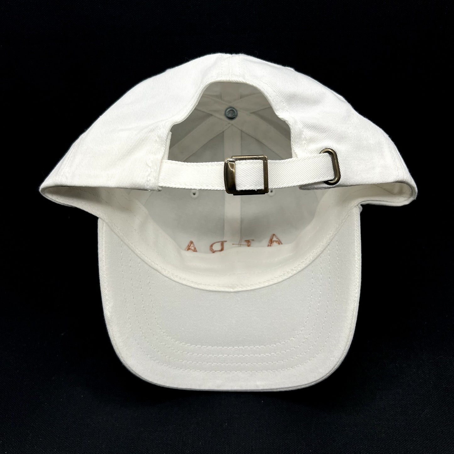 ALBA Palm Beach Strapback Hat White Yupoong Adjustable Cap