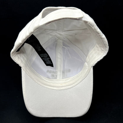 Balenciaga Languages Logo White Strapback Hat Made In Italy