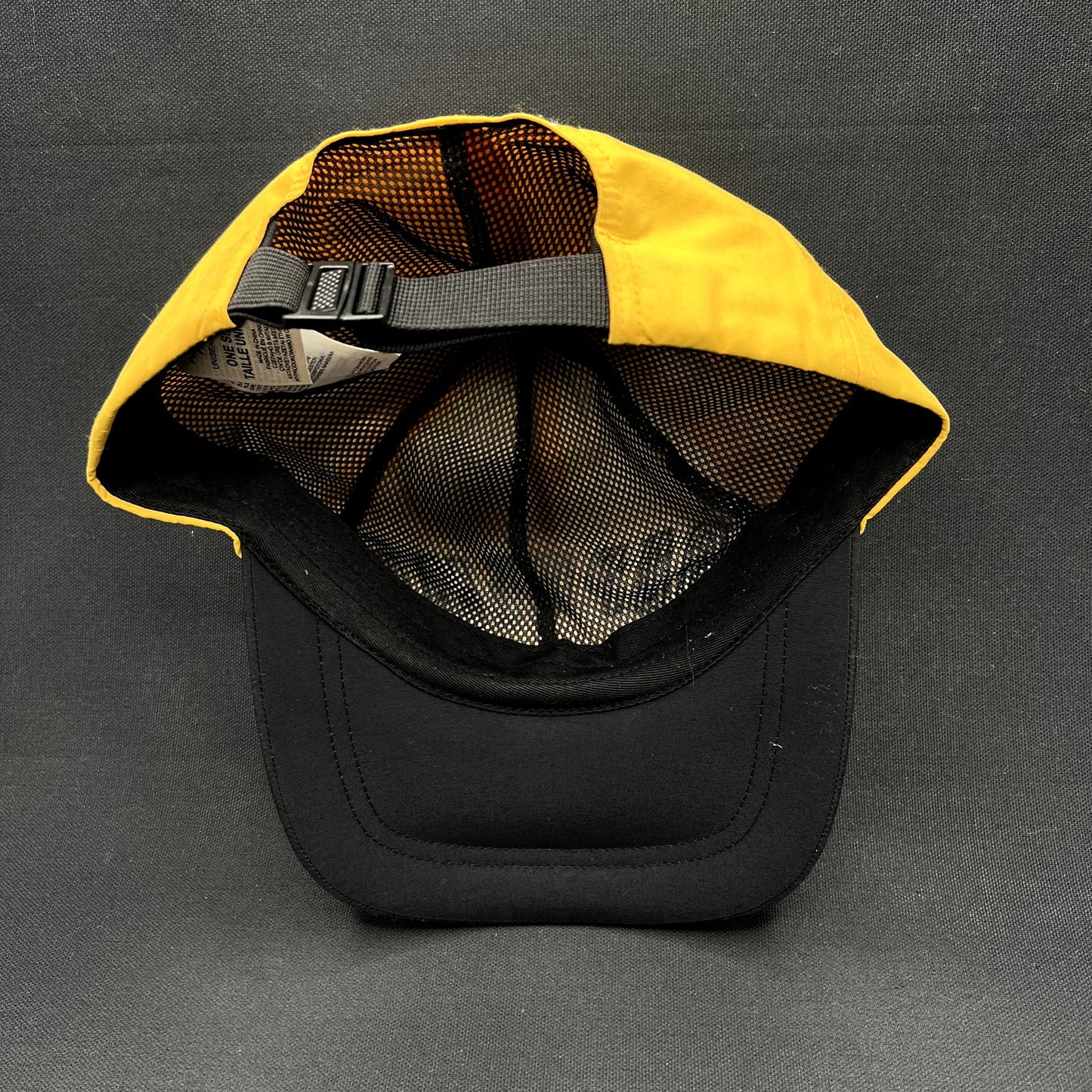 Supreme x The North Face Gore-Tex Yellow Black Strapback Camp Cap Hat
