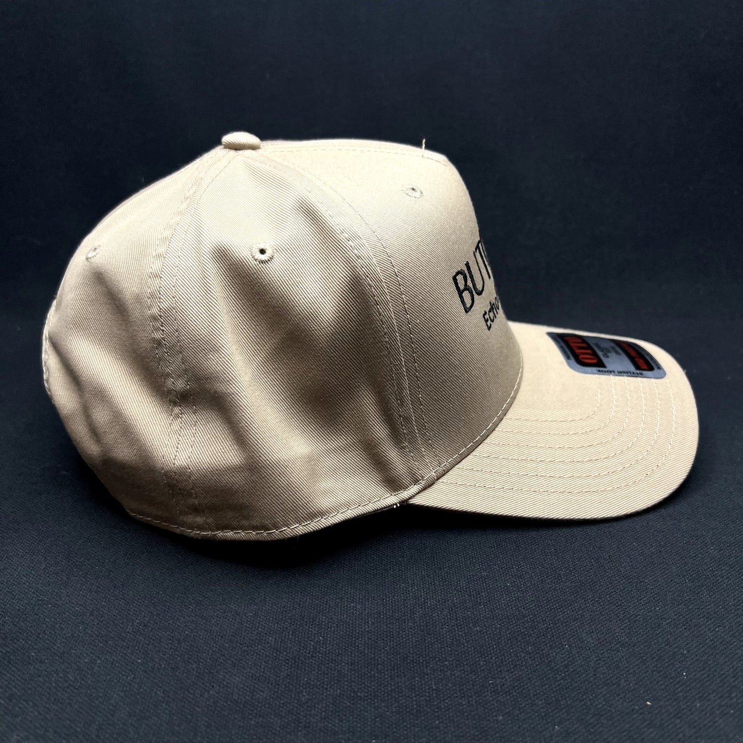 BUTCHR BAR Echo Park Los Angeles Snapback Hat OTTO Beige
