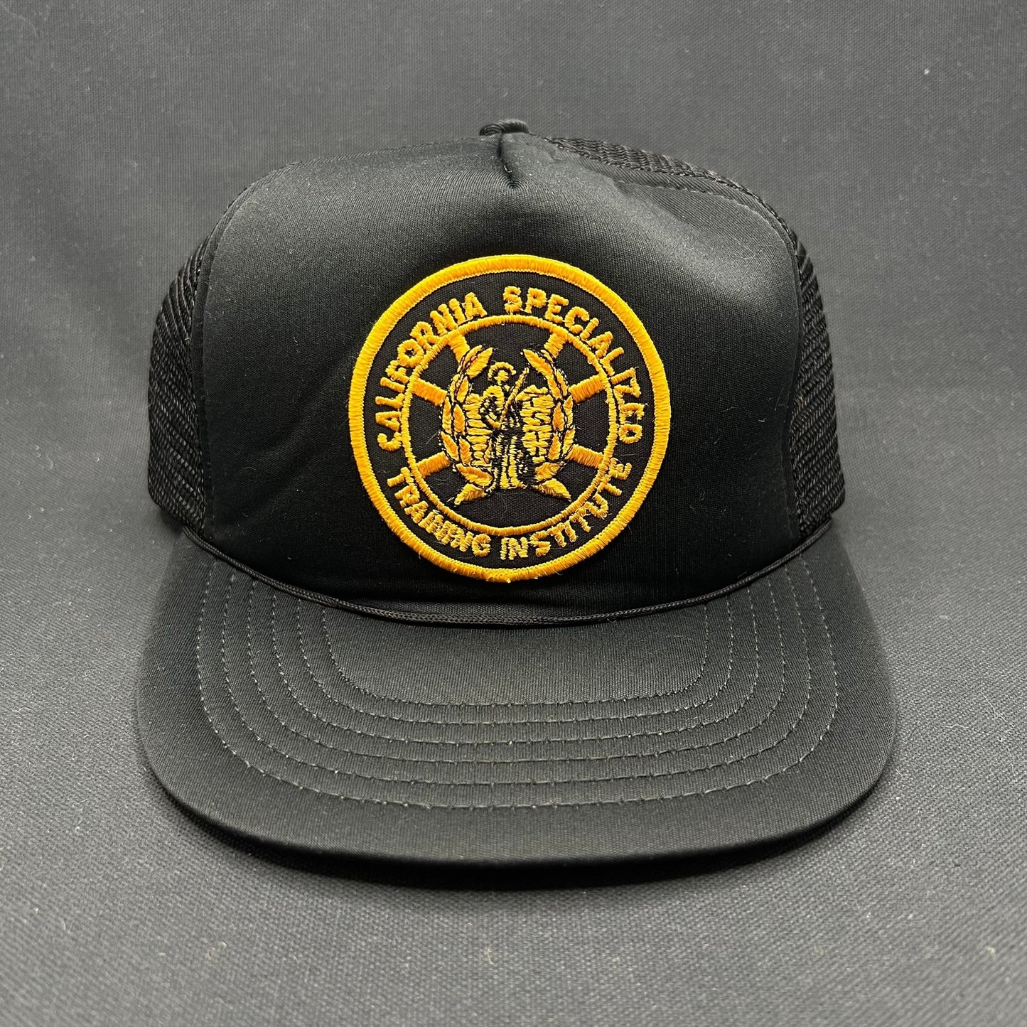 Vintage California Specialized Training Institute Trucker Hat
