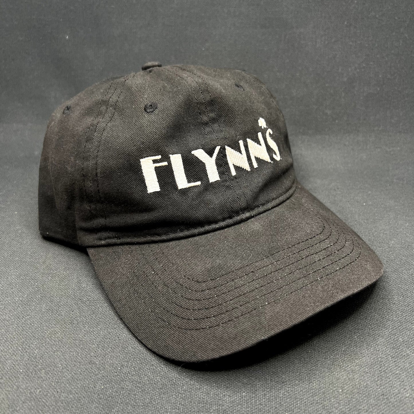 Flynn’s Irish Pub Adjustable Strapback Hat Black St. Patrick’s Bar Cap
