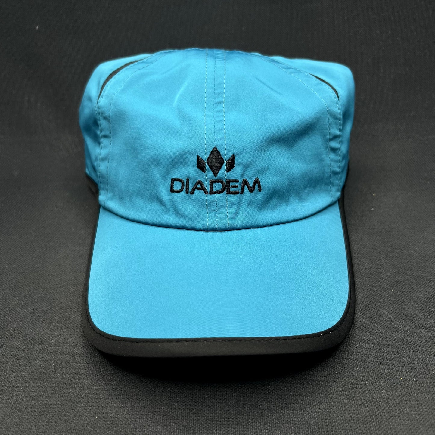 Diadem Performance Running Hat Blue Lightweight Strapback Athletic Cap
