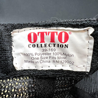 Vintage Aspen Gay Ski Week Otto Trucker Snapback Hat Black White