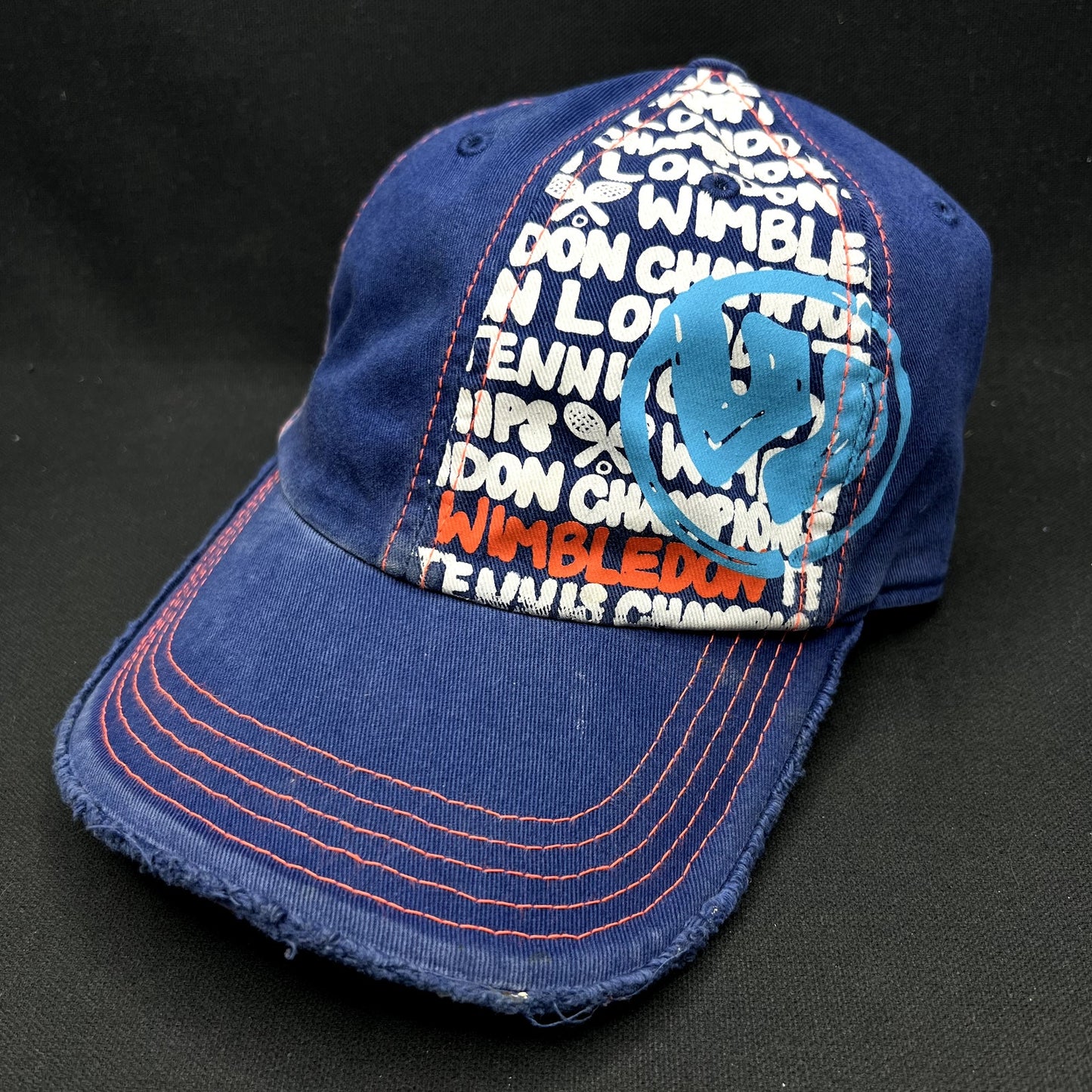 Wimbledon Lawn Tennis Championships Distressed Strapback Hat England