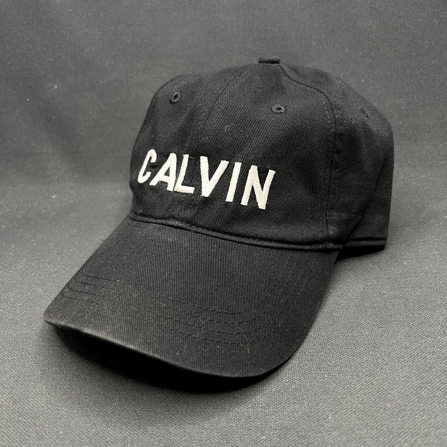 Vintage Calvin Klein CK Strapback Hat Black Minimalist Cap
