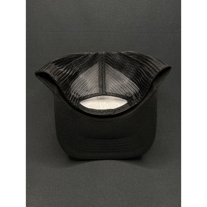 AMP Logo Black Mesh Trucker Hat – Adjustable Snapback