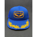 Vintage 1980s Catalina Blue and Gold Trucker Hat with Laurel Brim