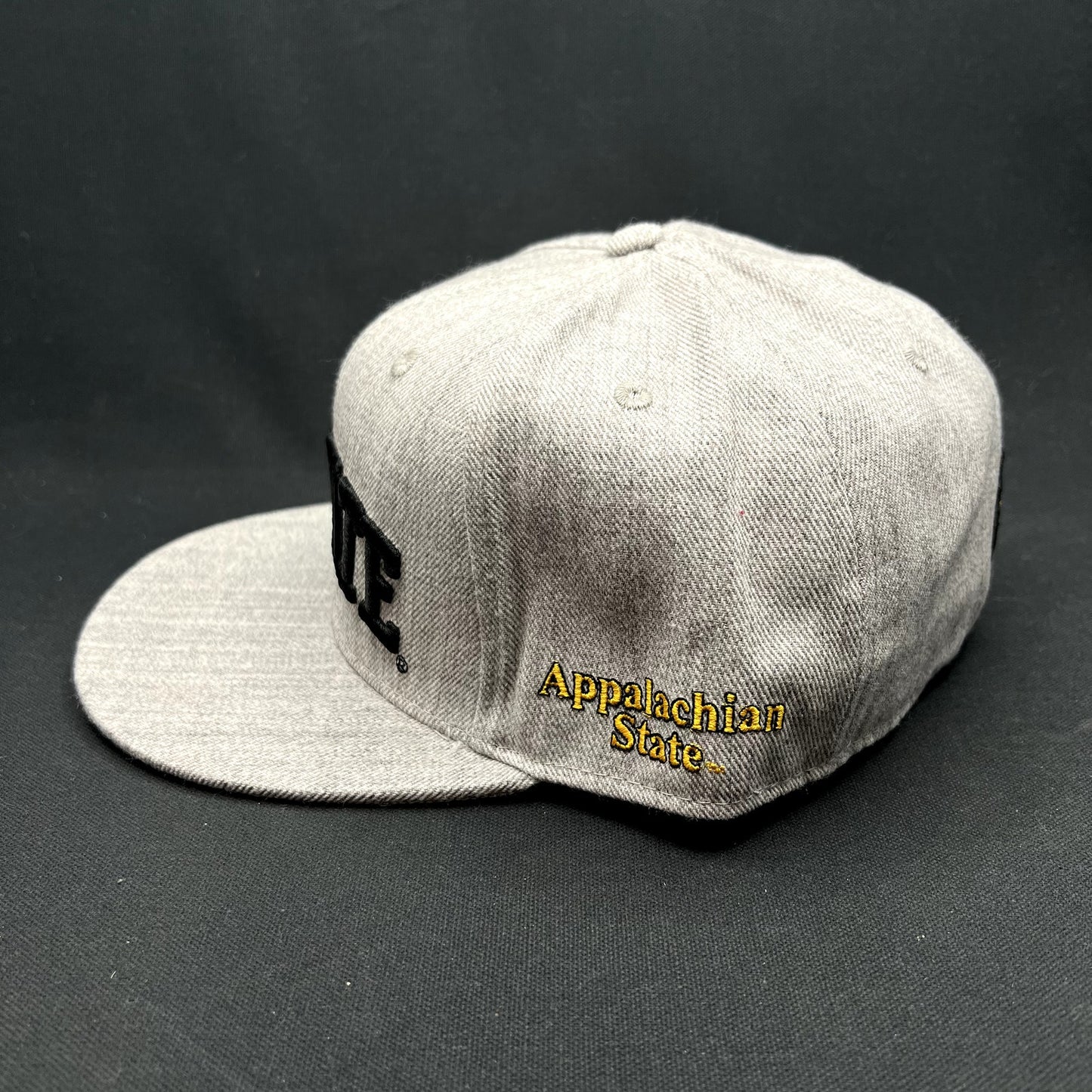 App State Mountaineers Fitted Hat 7 3/4 Gray W Republic NCAA