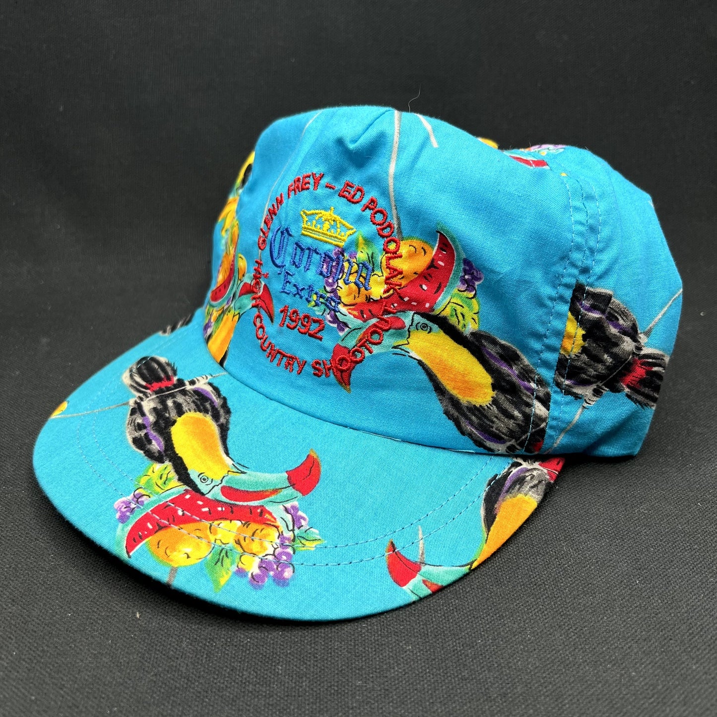 Vintage 1992 Glenn Frey Ed Podolak Aspen Golf Strapback Hat USA