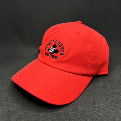 Disney Mickey Mouse Club House 28 Honest & Honor Strapback Hat Red Disney Cap