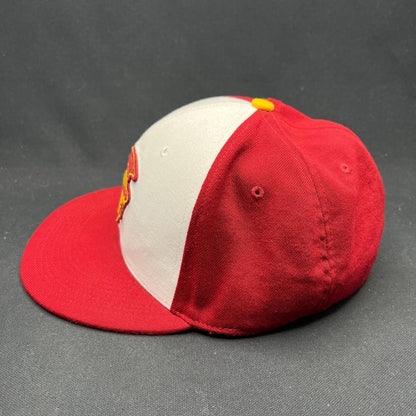 Vintage Nike USC Trojans Fitted Hat M/L Red Yellow Swoosh Cap