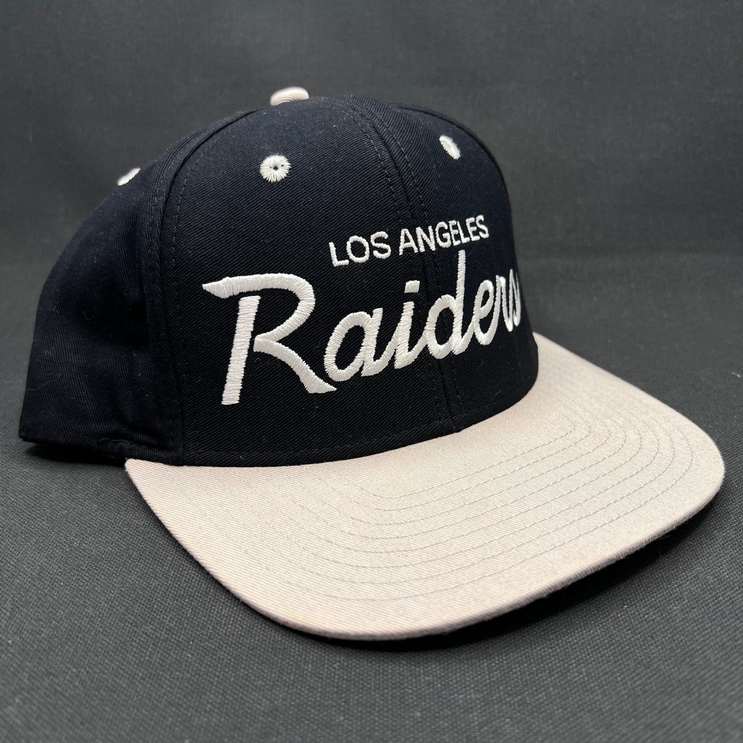 Reebok NFL Vintage Collection LA Raiders Script Snapback Hat
