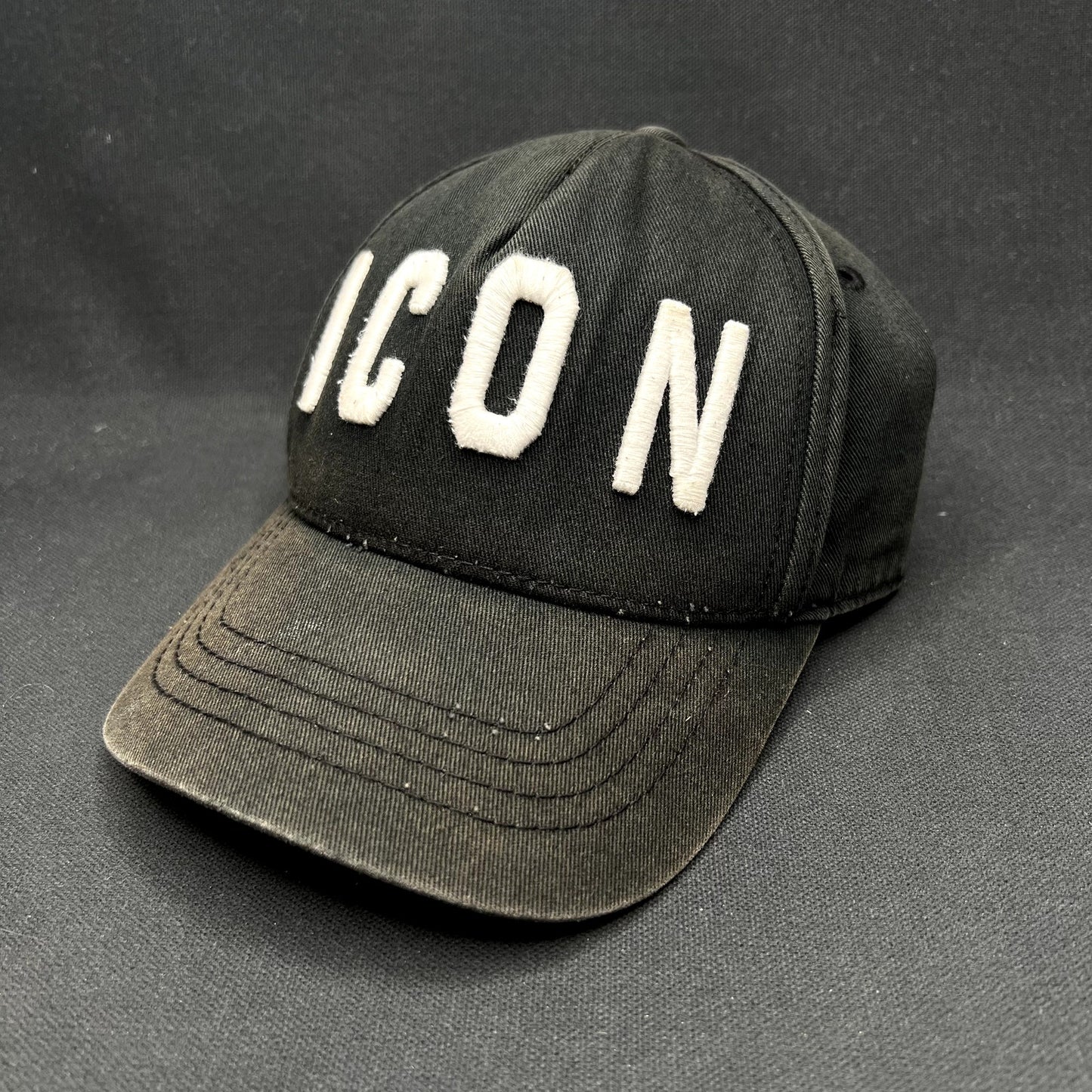 DSQUARED2 ICON Strapback Hat Black Designer Baseball Cap