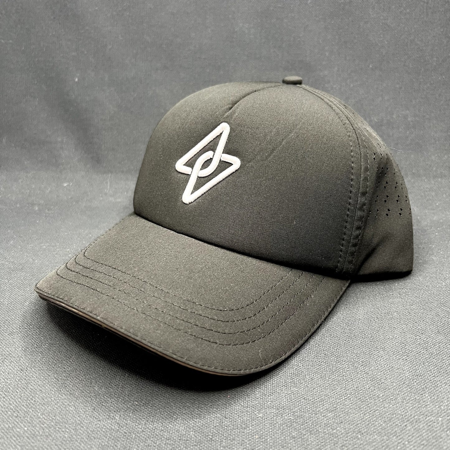LGCY Performance Strapback Hat Black Athletic Tech Cap