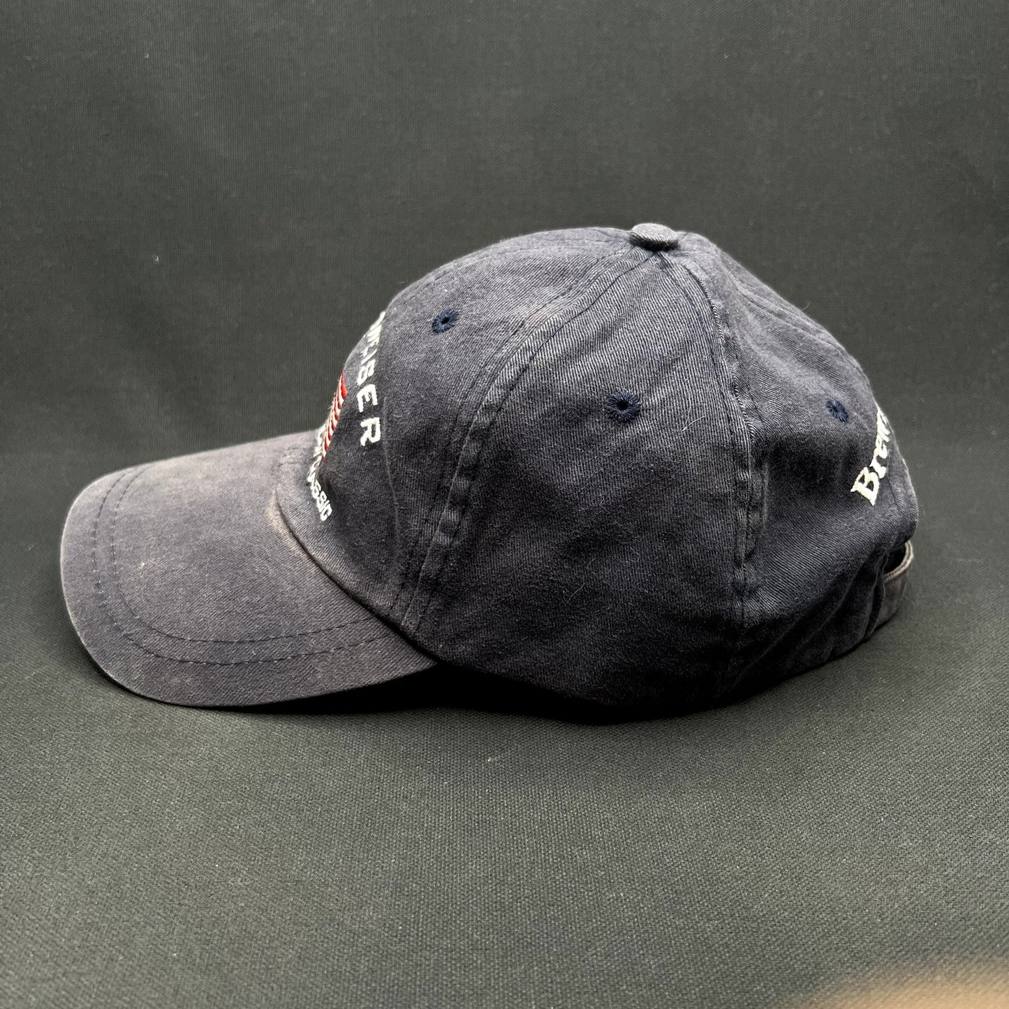 Vintage Budweiser American Classic USA Flag Strapback Hat Brewed in L.A.